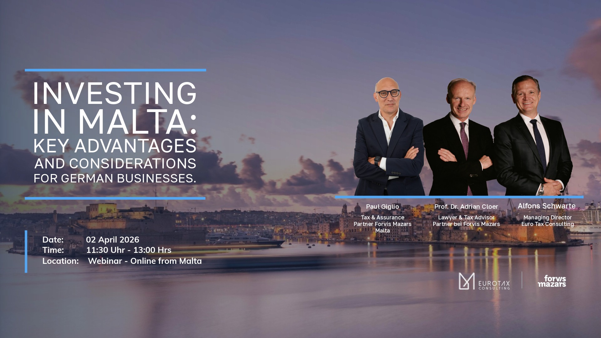 Investing in Malta Webinar