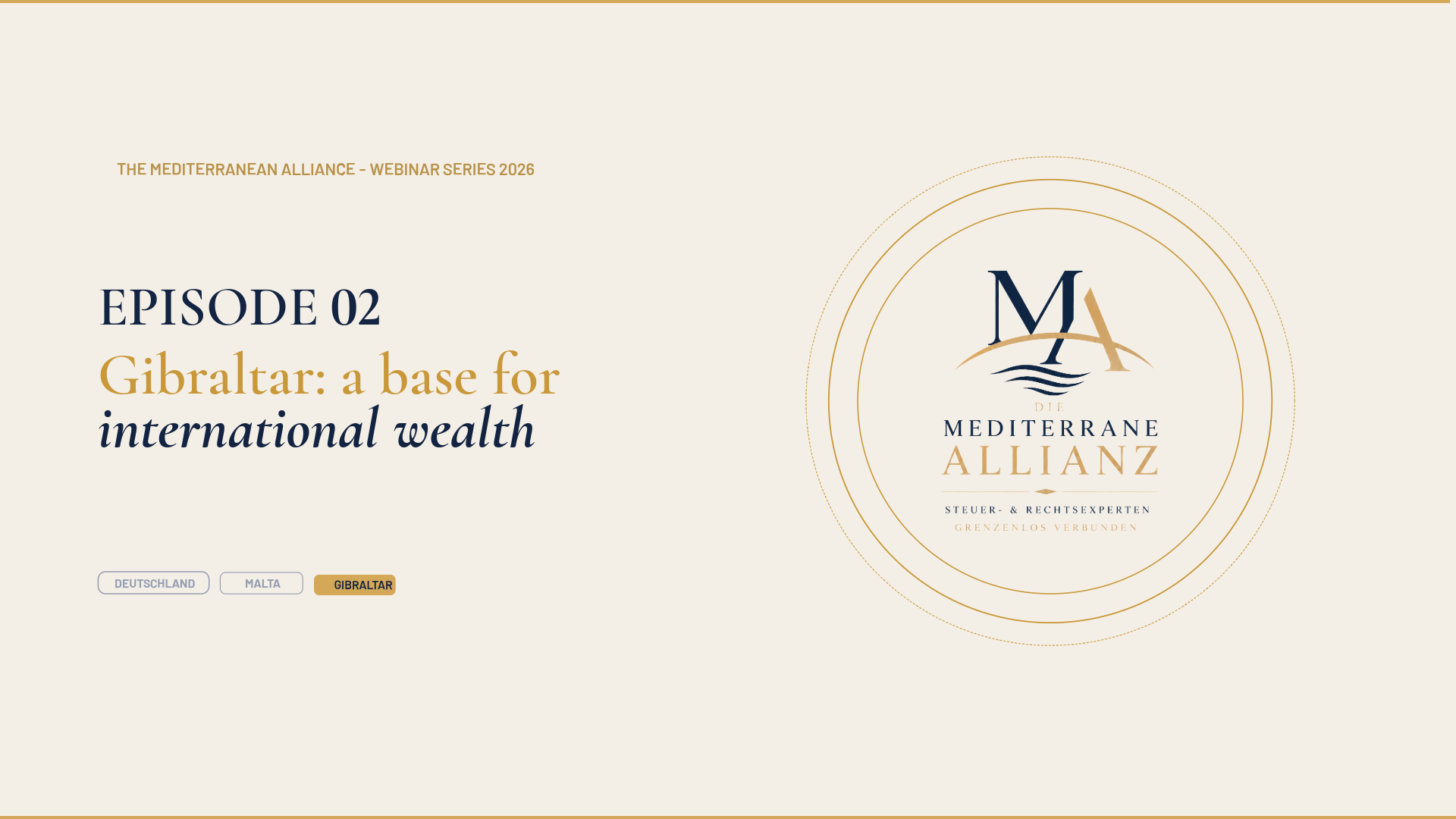 The Mediterranean Alliance Episode 1
