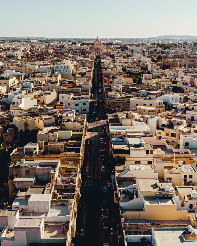 street of malta from above